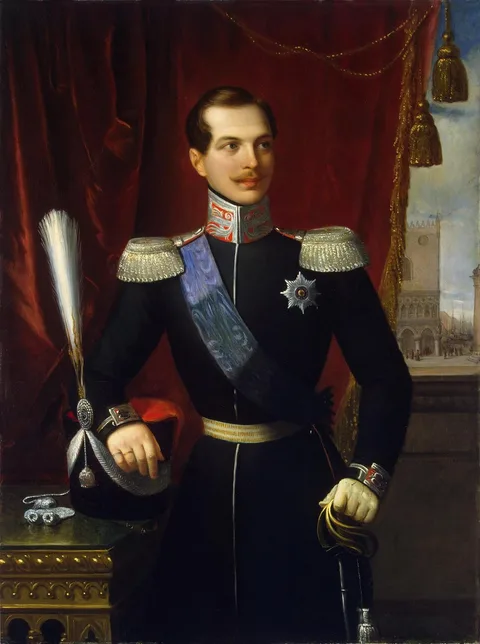 Natale Schiavoni, Portrait of Grand Duke Alexander Nikolayevich