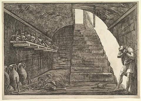Francesco Piranesi, Prison Scene