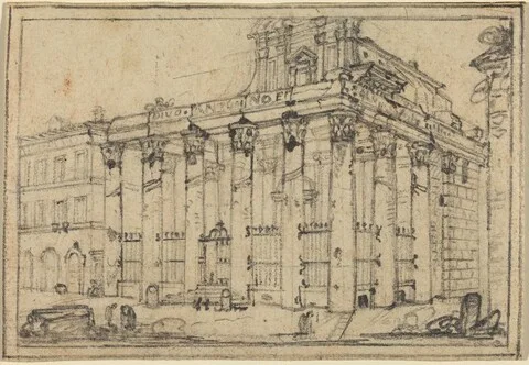 Francesco Piranesi, The Temple of Antoninus and Faustina