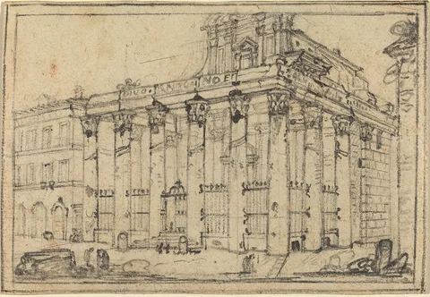 Francesco Piranesi, The Temple of Antoninus and Faustina