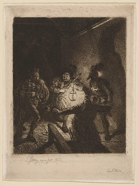 Léopold Flameng, Les Pillards