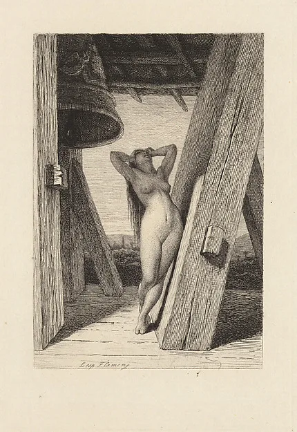 Léopold Flameng, La Vengeance du Philosophe Amoureux, plate 8 from "The Decameron"