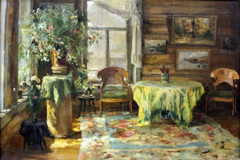 Sergey Vinogradov, At the dacha