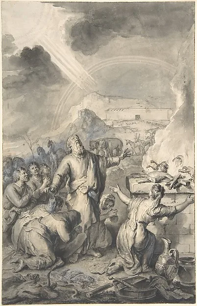 Gerard Hoet, The Sacrifice of Noah