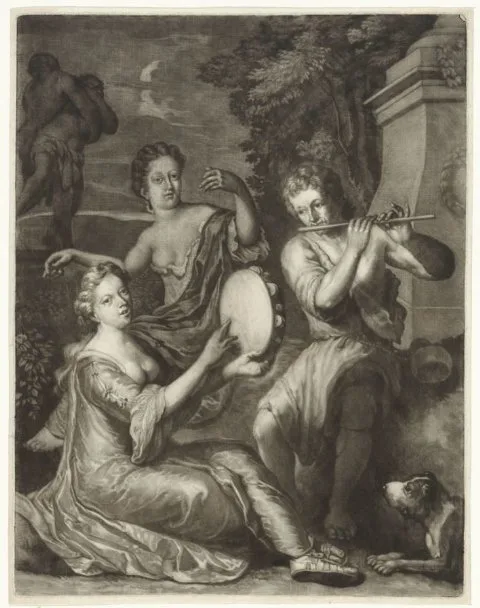 Gerard Hoet, Musicerend gezelschap