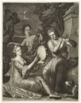 Gerard Hoet, Musicerend gezelschap