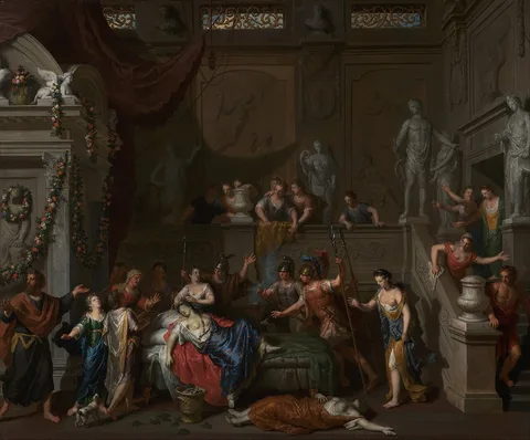 Gerard Hoet, The Death of Cleopatra