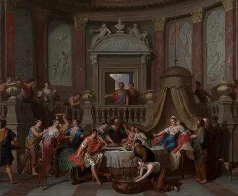Gerard Hoet, The Banquet of Cleopatra