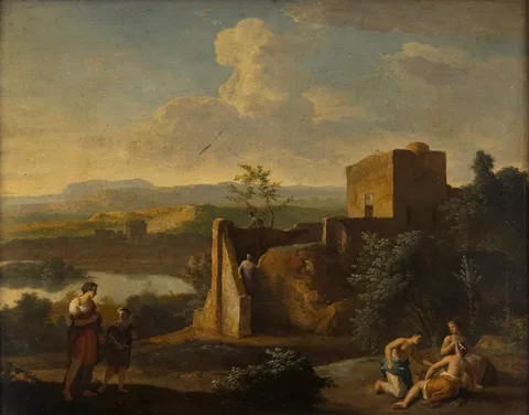 Gerard Hoet, Idyllic Landscape with Watch-tower