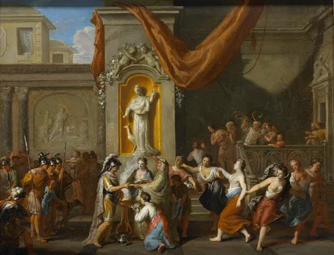 Gerard Hoet, Marriage of Alexander the Great, King of Macedonia, with Roxana of Bacteriane