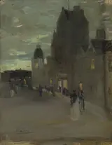 James Guthrie, Street in Oban, Night