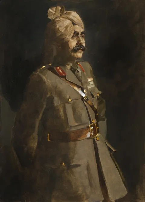 James Guthrie, Sri Ganga Singh Bahadur, the Maharaja of Bikaner, 1880 - 1943. Statesman (Study for portrait in Statesman of the Great War, National Portrait Gallery, London)