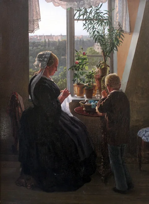 Carl Ludwig Jessen, The view out of the window