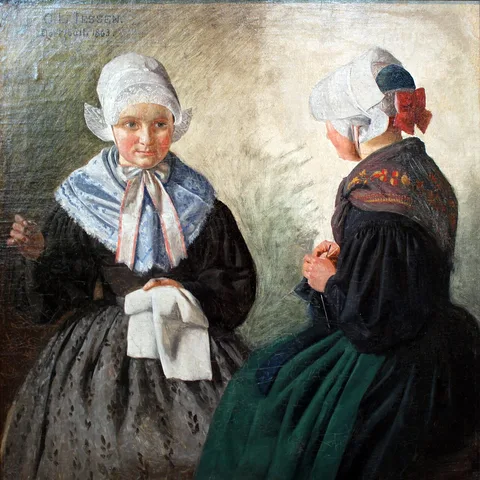 Carl Ludwig Jessen, Two Friesian Peasants