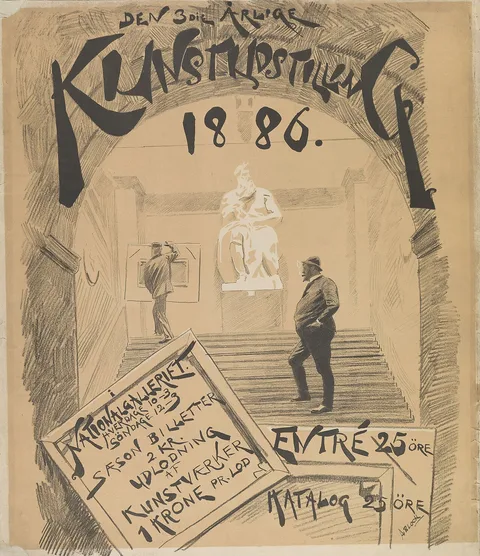 Andreas Bloch, Den 3die Årlige Kunstudstilling 1886