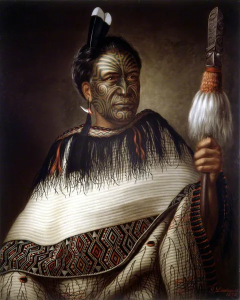Gottfried Lindauer, Portrait of Ngairo Rakai Hikuroa