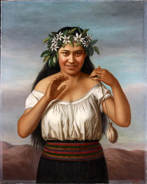 Gottfried Lindauer, Portrait of Terewai Horomona (b.1866)