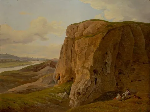 Antonín Mánes, A Rock Between Braník and Podolí