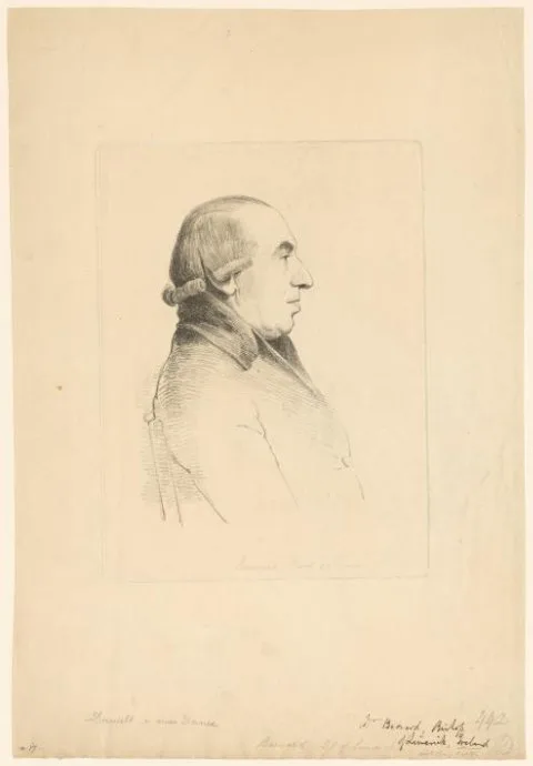 William Daniell, Portret van Thomas Barnard