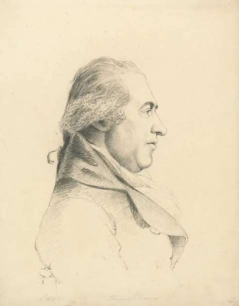 William Daniell, Portrait Study of Thomas Hearne
