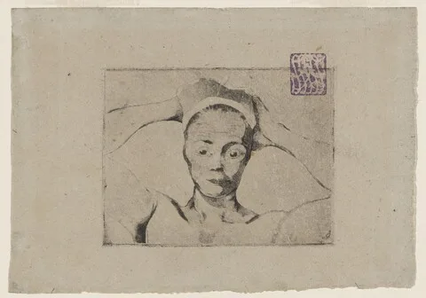 Armand Seguin, Nude with Hands Behind Her Head (Nue avec les mains derrières la tête)