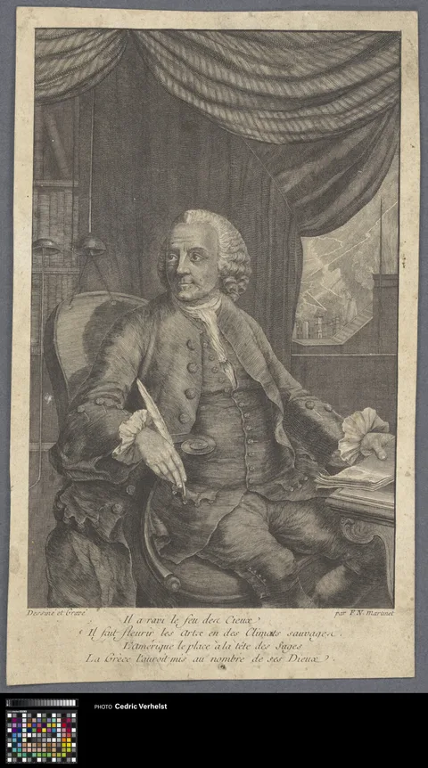 François-Nicolas Martinet, Portrait of Benjamin Franklin