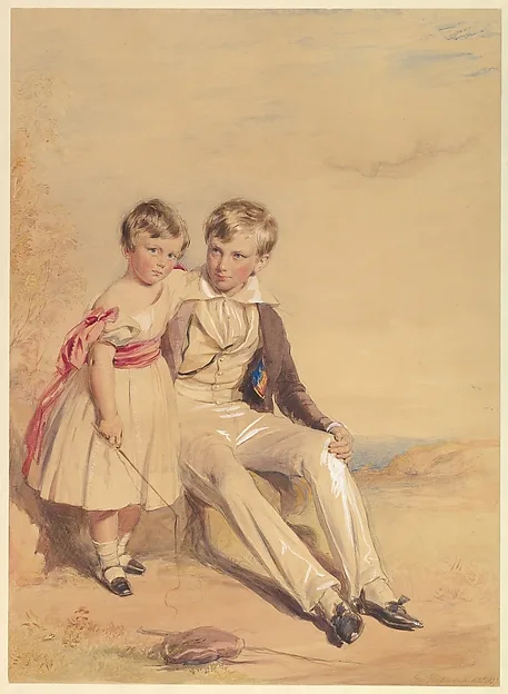 George Richmond, Portrait of two children