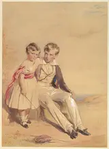 George Richmond, Portrait of two children