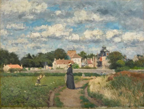 Victor Vignon, Village Entrance