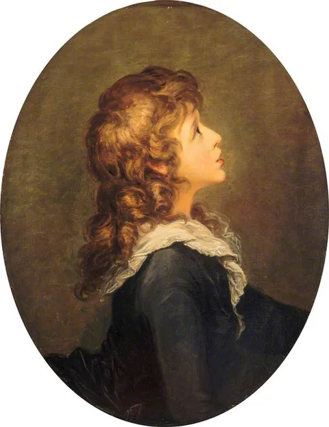 William Hamilton, Henry Siddons, 1774 - 1815. Actor; eldest son of Sarah Siddons (As a child, study for a double portrait with his mother)
