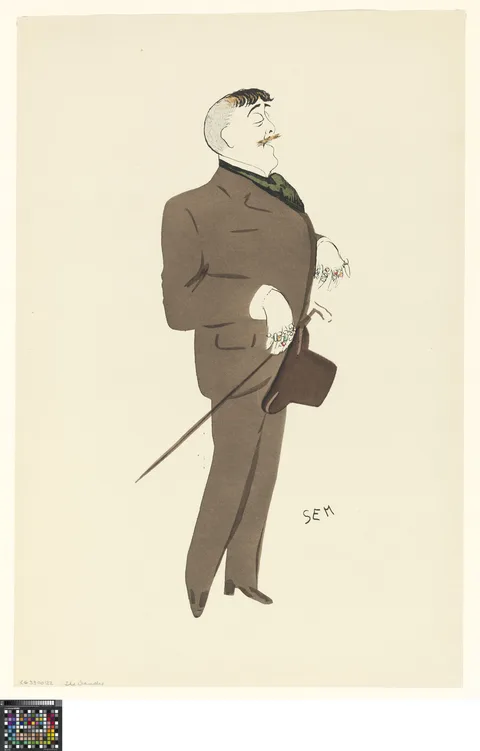 Sem, Jean Lorrain, the Ten Fingers or The Dandy