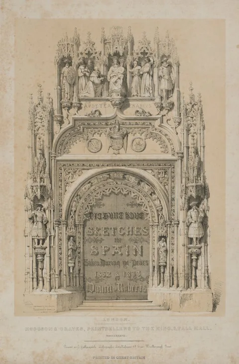 Thomas Allom, Picturesque Sketches in Spain: Title Page