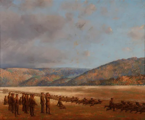 Homer Watson, Camp at Sunrise