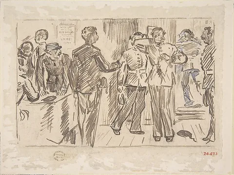 Charles Samuel Keene, "The Soldier's Tear"–Old Song