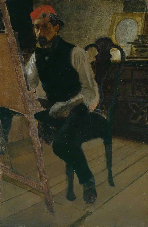 Charles Samuel Keene, Self-Portrait