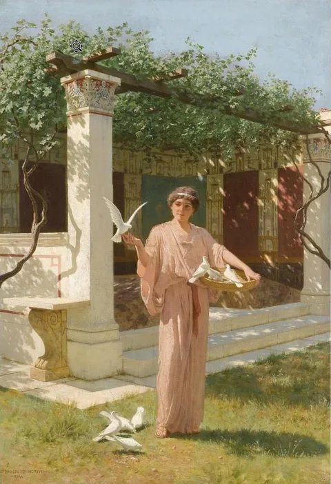 Stefan Bakałowicz, Feeding the doves