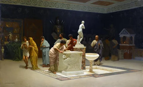 Stefan Bakałowicz, At Maecenas' reception room.