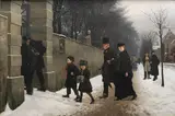 Frants Henningsen, A Funeral