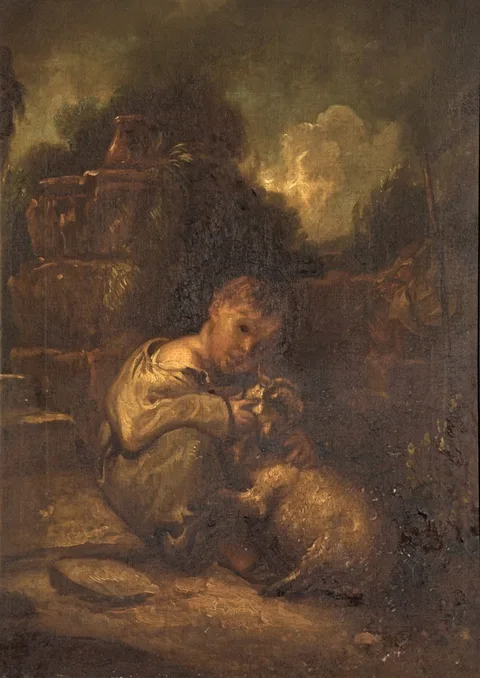 Thomas Barker, A Boy with a Lamb