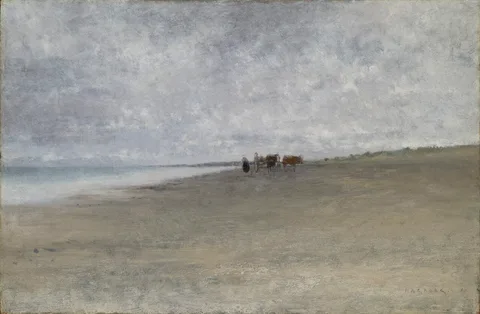 August Hagborg, Hazy Weather by the Sea