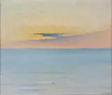 August Hagborg, Sea in Sunset