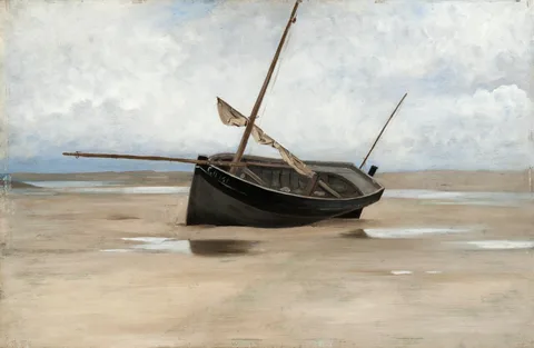 August Hagborg, Boat on Shore