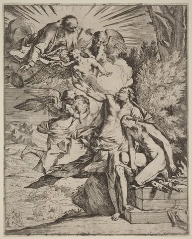 Pietro Testa, The Sacrifice of Abraham