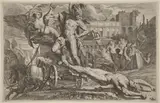 Pietro Testa, Achilles Dragging the Body of Hector