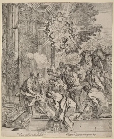 Pietro Testa, The Adoration of the Magi