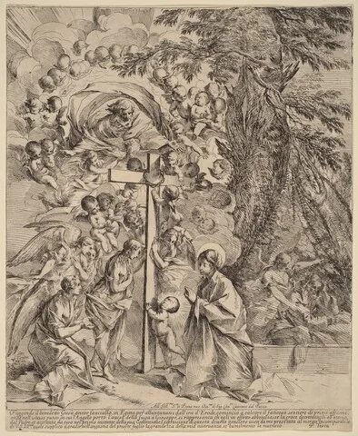 Pietro Testa, The Infant Christ Embracing the Cross (The Dream of Joseph)