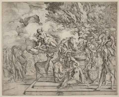 Pietro Testa, The Sacrifice of Iphigenia