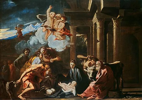 Pietro Testa, The Adoration of the Shepherds