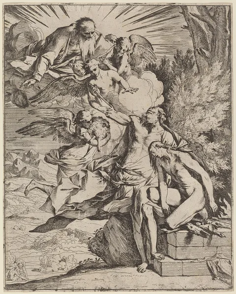 Pietro Testa, The Sacrifice of Abraham