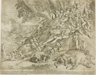 Pietro Testa, Venus and Adonis